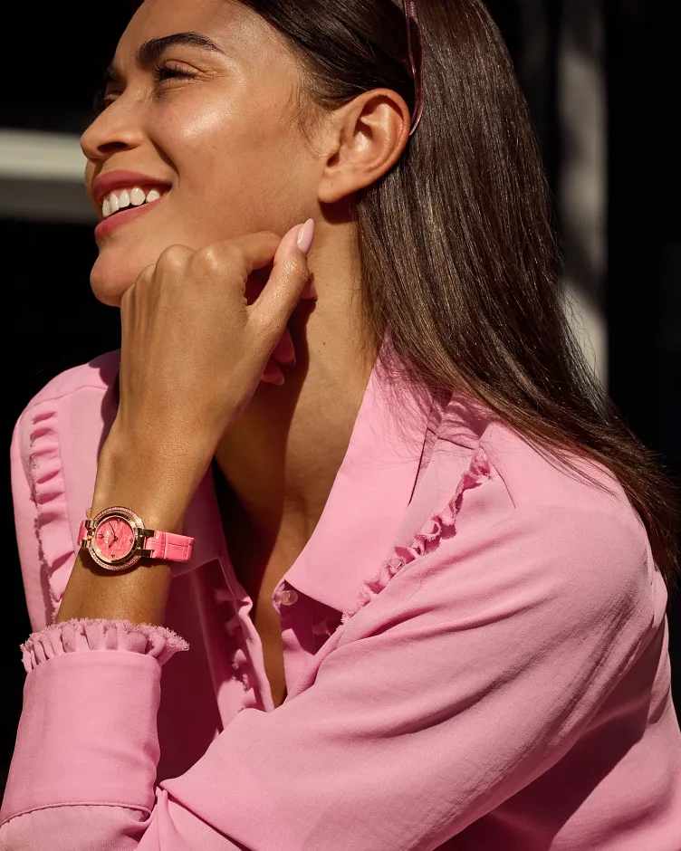 Pink Dial Leather Strap Rubaiyat Spring 97R103 | Bulova Pink Dial Leather Strap Rubaiyat Spring 97R103 | Bulova